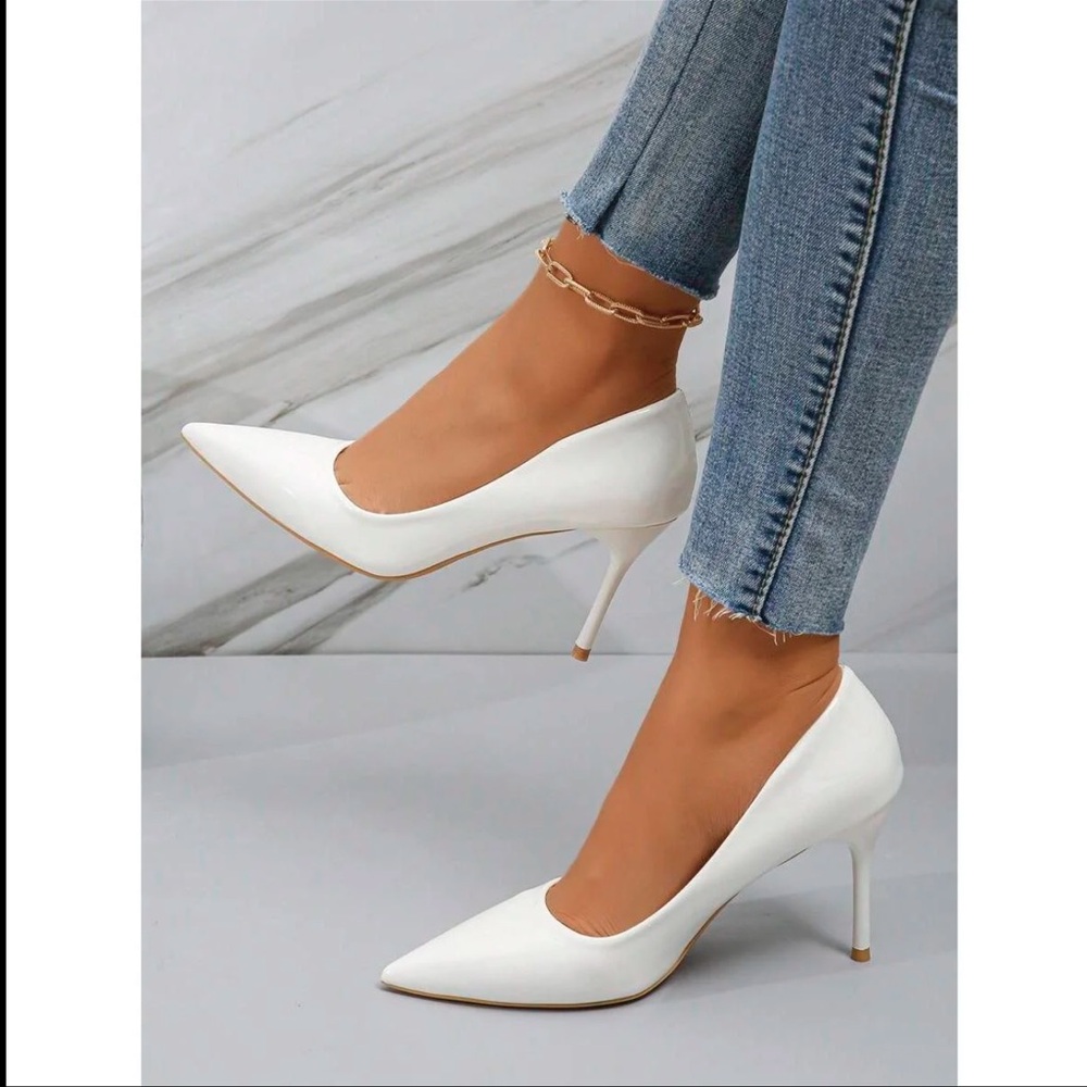 Elegant White Heels for Women